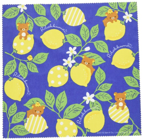 パール(Pearl) リラックマ クリーニングクロス 超極細繊維 19.5cm×19.5cm フレッシュレモン 917888