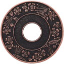 岩鋳(Iwachu) 釜敷 丸サクラ 大 銅/黒 17204 南部鉄器