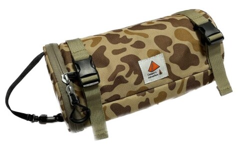 (キャンパーズ アドベンチャー) アウトドア キャンプ BBQ 収納ケース キッチンペーパーホルダー CA-020 カモ