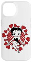 iPhone 14 Betty Boop 水玉ハートサークル スマホケース