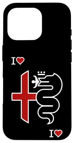 I love Alfa - アルファ-ロメオ スマホケース iPhone 16 Pro 用