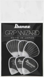 Ibanez(アイバニーズ) 滑り止め素材を使用したピック Grip Wizard Series Sand Grip Pick PA16HSG-WH WHITE