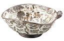 三陶 萬古焼 中鉢 食器 白絵たたき 直径12.5cm 09666 おつまみ鉢
