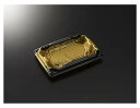 中央化学 フードパック 使い捨て 四方盛17-11 永徳BK 身 50個入り 金と黒 約2.6×11.3×16.5cm 5470