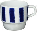 西海陶器(Saikaitoki) 波佐見焼 indigo aidama スタッキング マグ 藍染十草 32544
