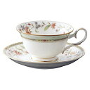 Noritake ノリタケ カップ & ソーサー ( コーヒー ティー 兼用) 215cc プリムローズ ボーンチャイナ T50717A/4909