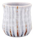 美濃焼 加藤光雄 湯呑み 大きめ 容量240ml 約直径7.7×高さ8.6cm 青志野十草 日本製 553-0001