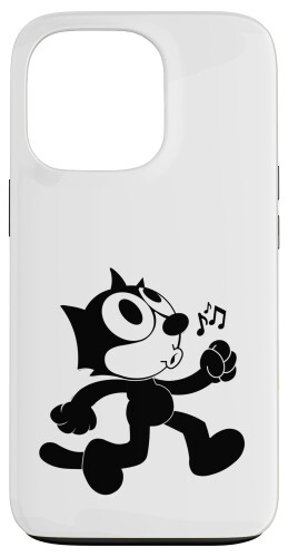 Felix Cartoon Whistling and Walking Music Notes Felix Tee スマホケース iPhone 13 Pro 用