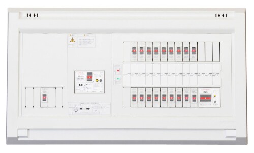 テンパール パールテクト 扉なし 太陽光発電システム IHクッキングヒーター エコキュートまたは電気温水器 端子台付 リミッタースペースなし YAG310223IT2B3