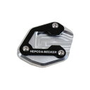 ヘプコ&ベッカー(Hepco&Becker) サイドスタンドエンラージメント 車種専用 TRACER9/GT(21-24) シルバー/ブラック 1セット 42114572-0091