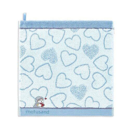 モフサンド（Mofusand） かいじゅうにゃん ループ付ウォッシュタオル ブルー 43-0311090 約34×35cm かいじゅうにゃん 可愛い ハート 無撚糸 ふわふわ 優しいブルーとピンクのカラーにキュートなハート模様を全体に散りばめたデザイン。 両手でハートを抱えたかいじゅうにゃんの姿にも癒されます。 ふわふわした無撚糸で触りごこちがよくボリューム感があります。 もふもふのにゃんこがサメの着ぐるみを着た「サメにゃん」をはじめ、とってもキュートでちょっとシュールなにゃんこたちを描いた『mofusand』。手がけるのは SNS を中心に人気のイラストレーター「ぢゅの」です。 商品コード20081684308商品名モフサンド（Mofusand） かいじゅうにゃん ループ付ウォッシュタオル ブルー 43-0311090 約34&times;35cm かいじゅうにゃん 可愛い ハート 無撚糸 ふわふわ型番43-0311090Bサイズウォッシュタオルカラーブルー※他モールでも併売しているため、タイミングによって在庫切れの可能性がございます。その際は、別途ご連絡させていただきます。※他モールでも併売しているため、タイミングによって在庫切れの可能性がございます。その際は、別途ご連絡させていただきます。