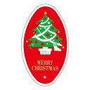 ヒカリ紙工 SMラベル B0633 MERRY CHRISTMAS 750枚