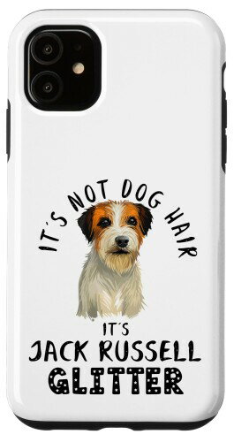Rakuten - それは犬の髪ではありませんそれはジャックラッセルグリッター犬の引用です スマホケース iPhone 11 用