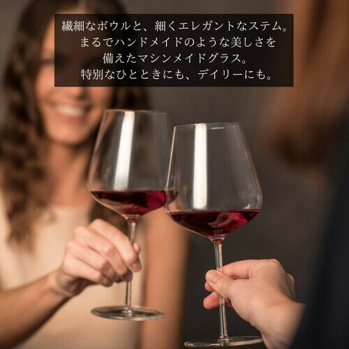 ツヴィーゼル グラス（ZWIESEL GLAS） ワイングラス ヴェルヴィーノ 赤ワイン（ブルゴーニュ）用 ブルゴーニュ 2個ペア マシンメイド m122202 mannishboy-24705971 マニッシュボーイ サンプル画像3