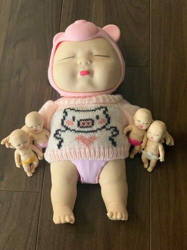 アグリーベイビーズ ビッグ セーター ボーダー 25CM 赤ちゃん スクイーズ スクイーズ人形おもちゃ スクイーズ玩具低反発 耐久性 伸縮性 触感いい ストレス解消 減圧おもちゃ 発散 グッズ mannishboy-24455376 マニッシュボーイ サンプル画像3