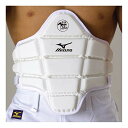 MIZUNO(ミズノ) 空手 防具 プロテクター(胴用) メンズ サイズ:S 全日本空手道連盟検定品 高体連指定品 23JHA710 01:ホワイト S