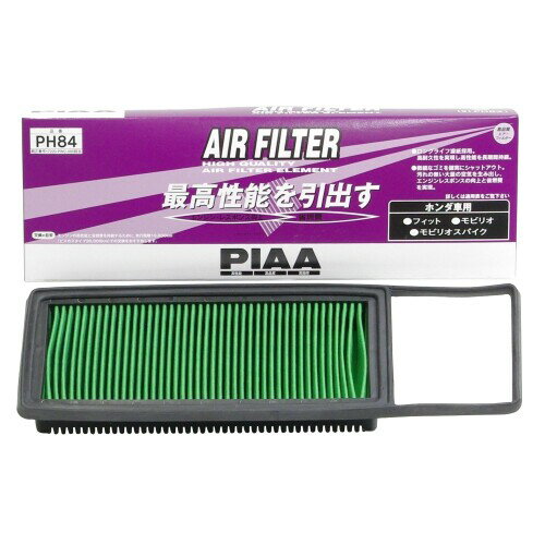 PIAA(ピア) 車用 エアフィルター AIR FILTER 1個入 (ホンダ車用) フィット・モビリオ・スパイク_他 PH84