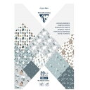 Clairefontaine クレールフォンテーヌ デザインペーパー マルチペーパーパッド ポーラ クリスマス A4 20枚入(10柄×各2枚)Clairefontaine cf95282