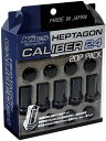 協永産業 HEPTAGON CALIBER 24 M12×P1.5 個数:20P ブラック HPC01K
