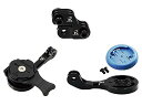 (レックマウントプラス) トレック ボントレガー ブレンダー システム専用 トリプル アダプターセット 取付位置(CS)ワフー/パイオニア用 組合せ(2)「アダプターのみ、別途 専用ケース必要(2)