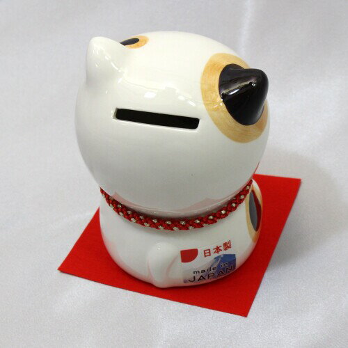 金鈴願い 猫 貯金箱 全長:11cm 日本製の紹介画像3