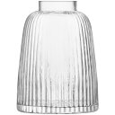LSA(エルエスエー) フラワーベース(花器) クリア 高さ26cm PLEAT G1399-26-301