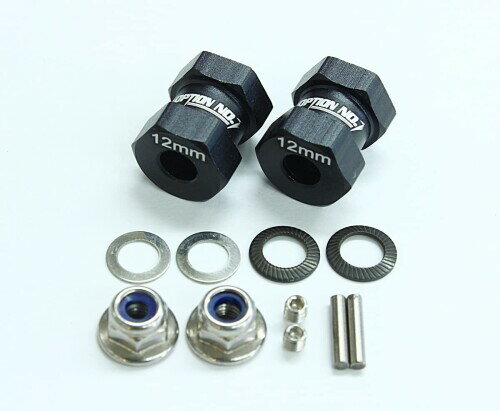 OPTION No.1 アルミリヤ六角ハブ CW-01用/厚み15mm/2個入 CB-008