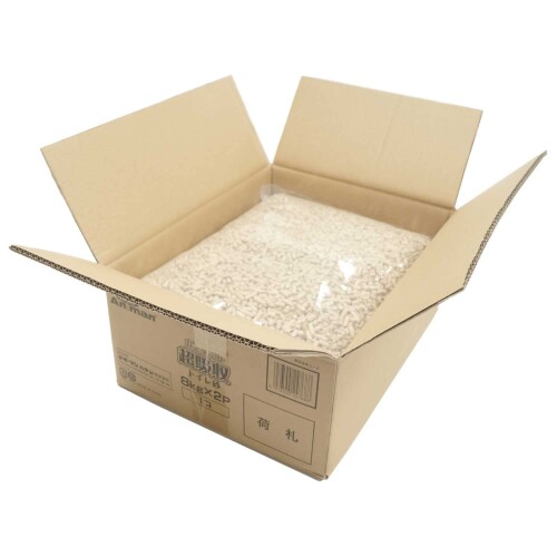 ミニアニマン 広葉樹の超吸収トイレ砂　業務用16kg（8kg×2袋）