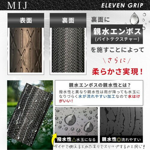 MIJ イレブン グリップ パールオレンジ バックライン 無し