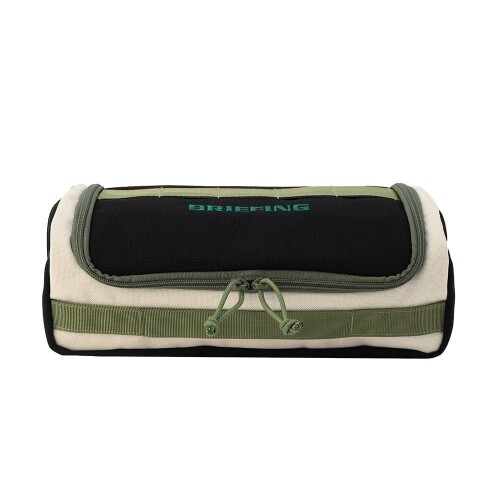 (BRIEFING) シューズバッグ Shoes CASE WL ブラック×グリーン
