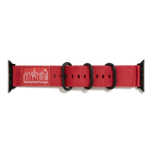 Other - (マンハッタンポーテージ) ManhattanPortage Watch Nylon Band Watch 49mm/46mm/45mm/44mm AWB-MP02-RD アップルウォッチ