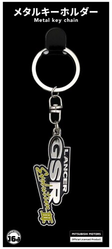 ジュウロクホウイ MITSUBISHI ランサーエボリューション III エンブレム メタルキーホルダー