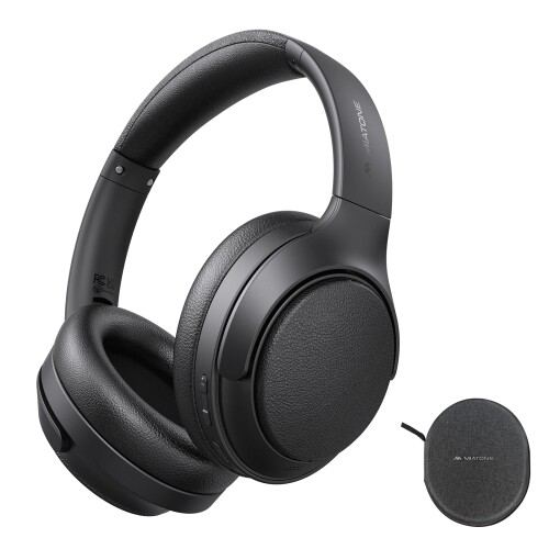 MIATONE ワイヤレス ヘッドホン Bluetooth 5.4 対応｜最大48dBアクティブノイズキャンセリング ＆ 外音取込/重低音サウンド/無線・有線両対/60時間再生 / 収納ケース付 / 40mm+10mmデュアルドライ mannishboy-24263282 マニッシュボーイ パッケージ画像