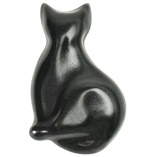 aito製作所 「 ねこ neco 」 箸置き 約6×4cm 電子レンジ 食洗機対応 クロ ブラック 美濃焼 日本製 111256