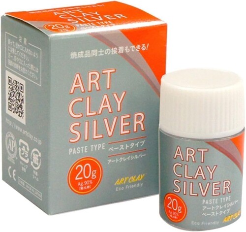 相田化学工業 ART CLAY アートクレイシルバー シルバー ペーストタイプ20g A-0286 mannishboy-24728778 マニッシュボーイ パッケージ画像