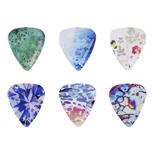 Ibanez アイバニーズ ピック6枚セット KALEIDOシリーズ Tritanを使用した、カラフ...