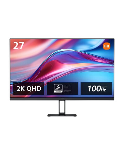Xiaomi モニター A27Qi ディスプレイ 27インチ 2K QHD画質 2560×1440 IPSパネル 100Hz 1670万色 sRGBカバー率100%、DCI-P3 95% 8ビット DC減光ブルーライト 超スリムベゼル VESAマウント対応 Xiaomi モニター A27Qi ディスプレイ 27インチ 2K QHD画質 2560×1440 IPSパネル 100Hz 1670万色 sRGBカバー率100%、DCI-P3 95% 8ビット DC減光ブルーライト 超スリムベゼル VESAマウント対応