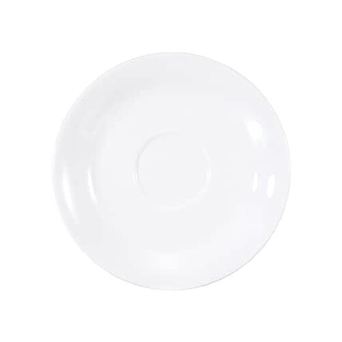 NARUMI(ナルミ) カップ ソーサー テラスレリーフ 15cm ホワイト シンプル レリーフ ティー コーヒー 兼用ソーサー 電子レンジ温め対応 日本製 51138-5583