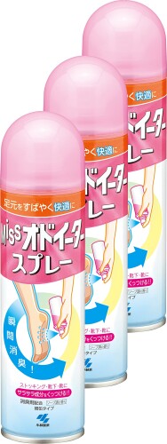 オドイーター ミス 靴 消臭スプレー ストッキング くつ下 靴用 ソープ調の香り 150ml×3個 商品サイズ (幅×奥行×高さ) :135mm×176mm×45mm 原産国:日本 内容量:150ml 内容量:150ml 商品紹介 ■消臭成分が繊維に付着して、長時間足もとのニオイを消臭 ■除菌成分がニオイの原因となる雑菌の繁殖を抑える ■さらさらパウダーとやさしい香りのさわやかな使用感 原材料 ■成分 植物抽出物、脂肪酸塩系消臭剤、香料、エタノール 商品コード20082076347商品名オドイーター ミス 靴 消臭スプレー ストッキング くつ下 靴用 ソープ調の香り 150ml&times;3個型番3コセットサイズ3個カラーピンク※他モールでも併売しているため、タイミングによって在庫切れの可能性がございます。その際は、別途ご連絡させていただきます。※他モールでも併売しているため、タイミングによって在庫切れの可能性がございます。その際は、別途ご連絡させていただきます。
