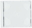 コムコム COMCOM10mm厚CDジュエルケース 3枚収納 透明 10個 CDS3(2)
