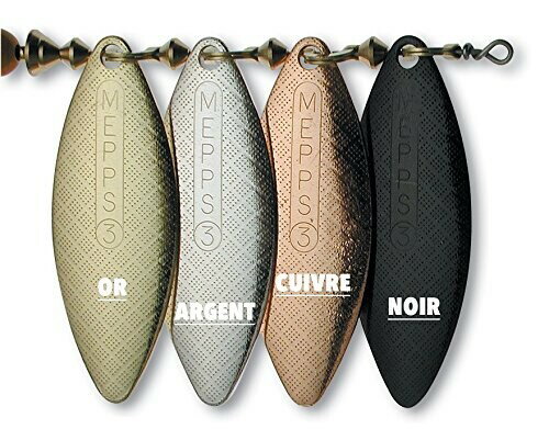 Mepps(メップス) メップス アグリア ロング NOIR/black (ブラック) 7.0g (AGLIA LONGUE NR 2 Coque 1A ) C-LAL400-21