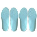 (アクティカ) キッズ靴のサイズ調整に 抗菌タオル素材 子供 スニーカーカップインソール 2足セット キッズスニーカー ブルー L(20-21cm)