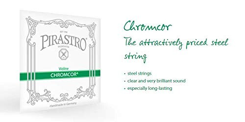 PIRASTRO CHROMCOR クロムコア バイオリン弦 D線 スチール 3/4+1/2 クロムスチール...