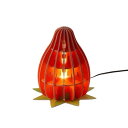 大光電機 DAIKO LEDスタンドライト 紙ライト ランプ付 LEDユニットフラット形(径70mm) 4.6W(GX53)・広角形×1灯 電球色 2700K Ra83 組み立て式 コンセント接続 ダンボール オレンジ KA-0044