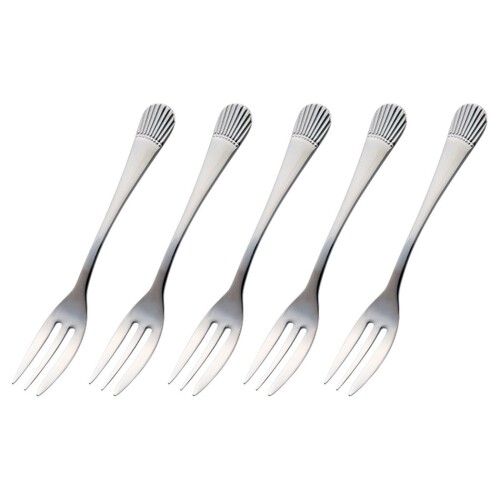 Noritake ノリタケ ケーキ フォーク セット 13.5cm スタークレスト 5本 ステンレス CF5Y/210A