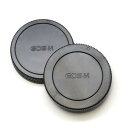 F-Foto , Canon EOS M マウント対応 , 互換 ボディ & レンズ リア キャップ セット CS-EFM