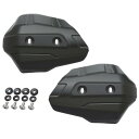 ジータレーシング(ZETA RACING) アーマーハンドガード スクードプロテクター ブラック アーマーハンドガードシリーズに装着可能 防風 防雨 泥はね対策 上下反転装着可能 上下角度調節機能