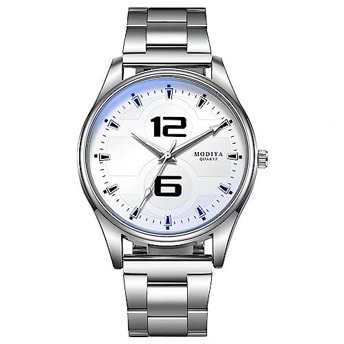 (Ofiggor) 腕時計 OFJP-AA-006-02 メンズ シルバー