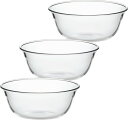 iwaki(イワキ) 耐熱ガラス スイーツカップ フルーツ 300ml KBT945 3個セット