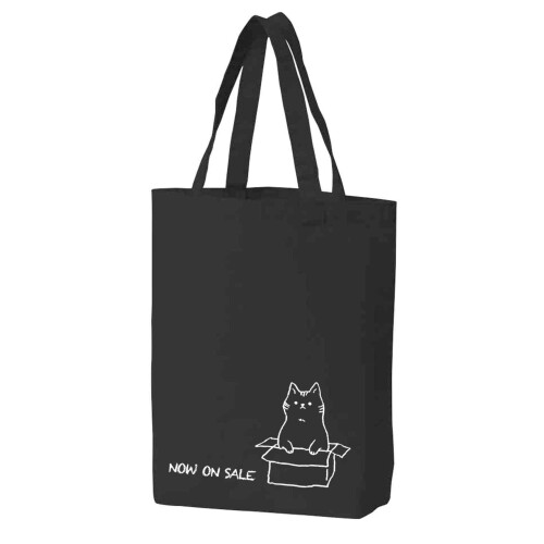 ステッドファスト トートバッグ Life+One ネコデザイン SALE CAT ブラック LP5539 かわいく面白いネコのプリントのトートバック。マチ付きなので荷物が沢山入ります。 黒のベース生地にプリントがとってもお洒落。レディース メンズ キッズ 子供 幅広い層に人気です。生地も丈夫で畳んで携帯。 お買い物バッグ、エコバッグ、ピクニックバッグ、デイリーの サブバッグ、 習い事バッグと多用途です。 【サイズ】H37cm×W36cm×D11cm+持ち手全長47cm(9オンス帆布)(容量:10L) 【材質】コットン　【原産国】日本 商品コード20080428372商品名ステッドファスト トートバッグ Life+One ネコデザイン SALE CAT ブラック LP5539型番LP5539サイズ4 号 AカラーSALE CAT BK※他モールでも併売しているため、タイミングによって在庫切れの可能性がございます。その際は、別途ご連絡させていただきます。※他モールでも併売しているため、タイミングによって在庫切れの可能性がございます。その際は、別途ご連絡させていただきます。